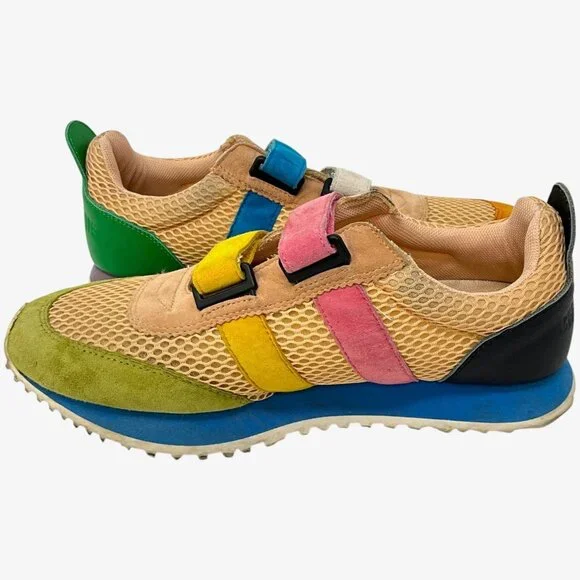 Charlotte Stone Conway Retro Mismatch Sneaker Casita US Size 10 Colorful Women - Picture 9 of 16